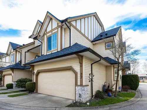 For Sale Townhouse in Cloverdale Surrey with Private Yard and Garage