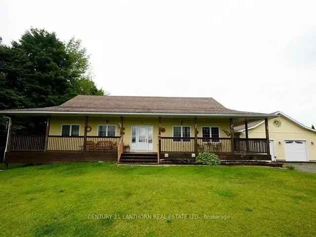 3-Bedroom Home in Madoc with 19 Acres and Walkout Basement