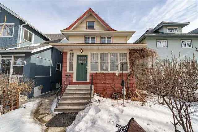 Buy character home in Manitoba with spacious layout and lush garden