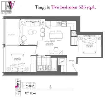 2 rooms apartment of 63 m² in Toronto