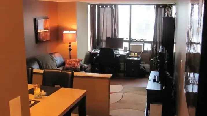 Modern 1-Bedroom Condo with Stunning City Views June 1st