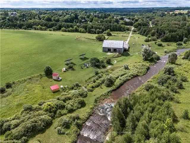 95 Acre Grand River Farm -  Farmhouse Barns Equestrian Development