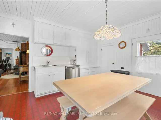 House For Sale in Saint-Paul-De-Montminy: Ancestral Home with Riverfront Lot