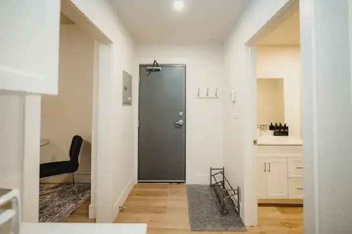 Rent Fully Furnished 1 Bed Apartment in West Broadway with Amenities