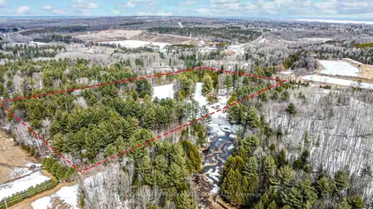 14.5 Acres with Private Pond Near Orillia
