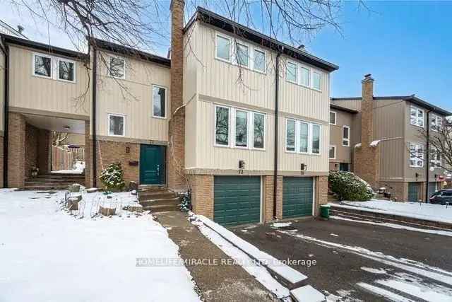 4 Bed 4 Bath Condo Townhouse in Meadowvale Mississauga