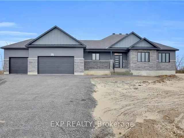 New Custom Bungalow on 379 Acres near Perth