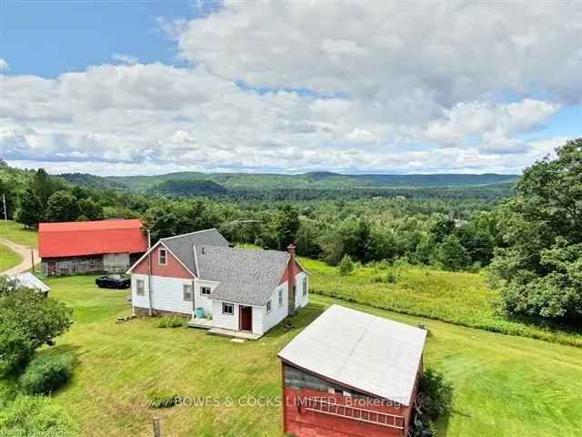 310 Acre Farm Retreat in Bancroft Stunning Views Investment Opportunity