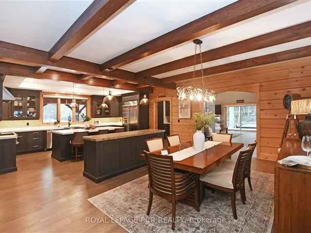 Luxury Lakefront Log Home 10000 Sqft 4 Stop Elevator