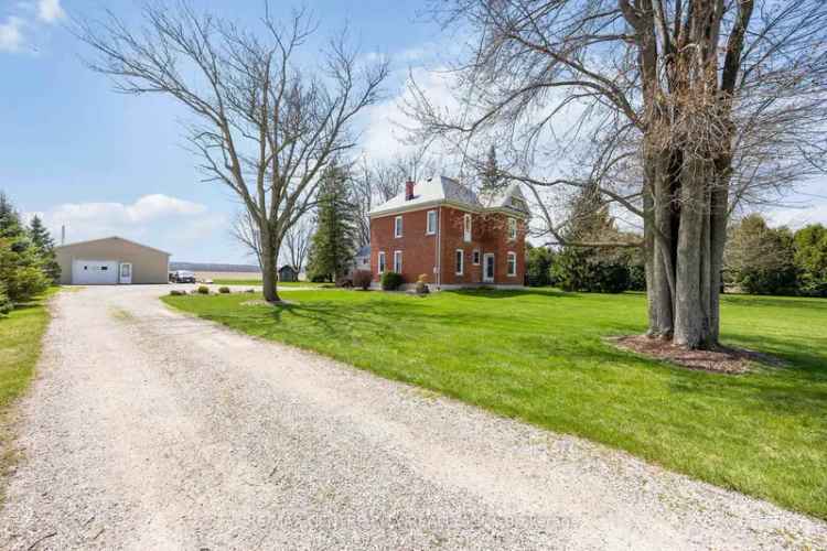 Century Brick Hobby Farm 1 Acre 4 Bed 1.5 Bath Workshop Barn