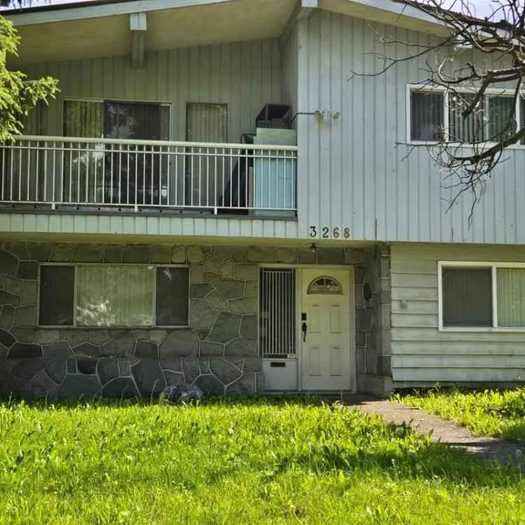 Spacious Vancouver Special House for Sale - Great Investment Opportunity