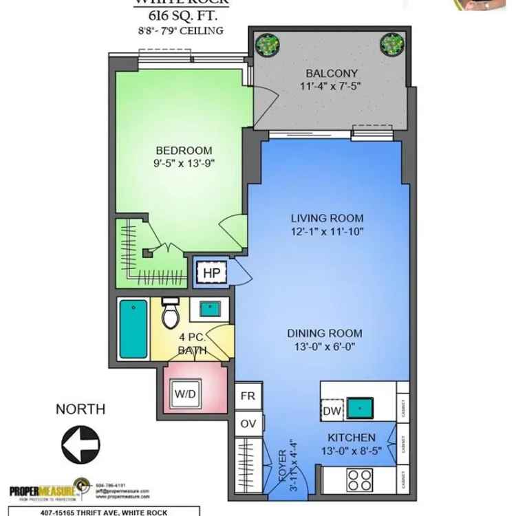 For Sale Upscale Apartment in White Rock with Ocean View and Modern Features