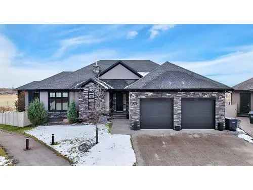 Bungalow for Sale in Sunnybrook South Red Deer with Luxury Features