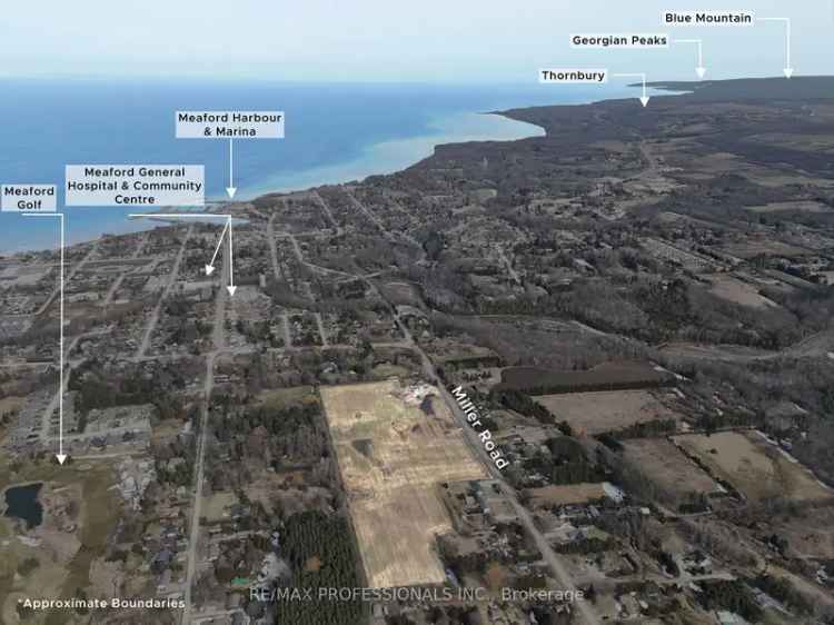 17.59 Acres Meaford Residential Development Land 147 Units