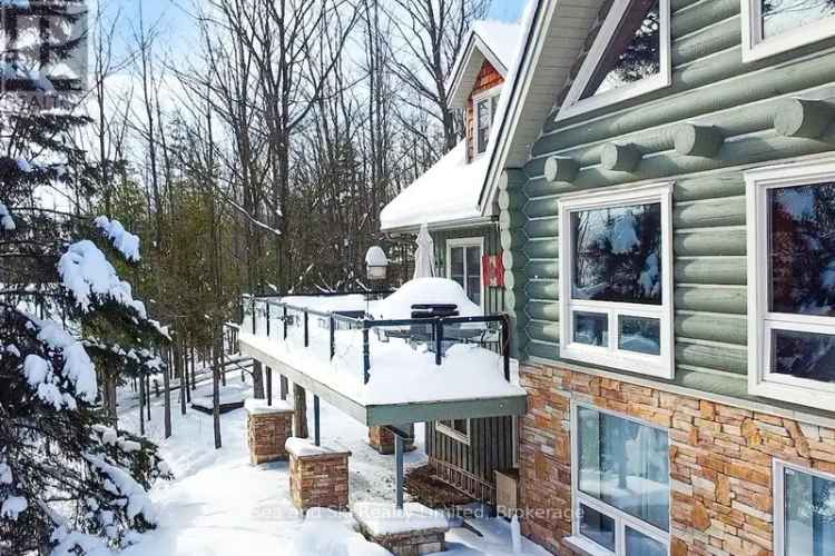 Luxury Beaver Valley Log Chalet Home Near Ski Resort