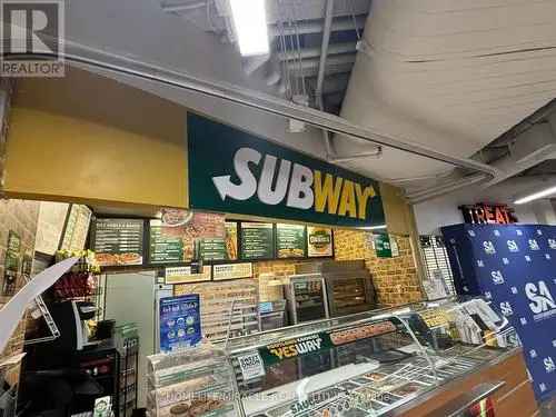 Subway Franchise For Sale Near George Brown College