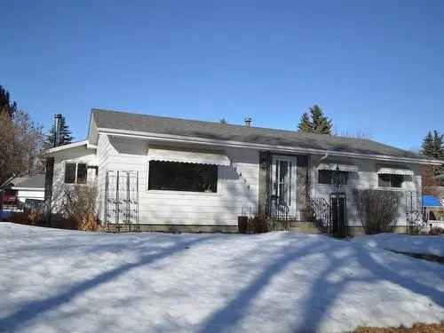 Buy House in Britannia Youngstown Edmonton with Beautiful Lot and Gardens