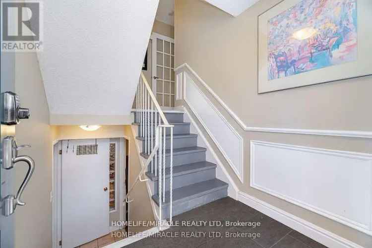 Buy Condo Townhouse in Meadowvale with 3 Bedrooms and Finished Basement