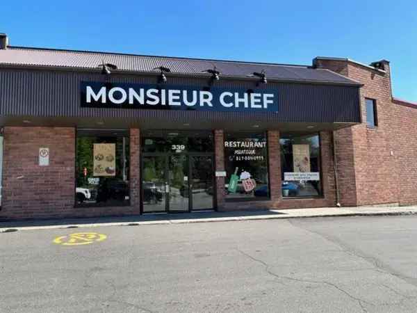 Restaurant Business for Sale Estrie Quebec