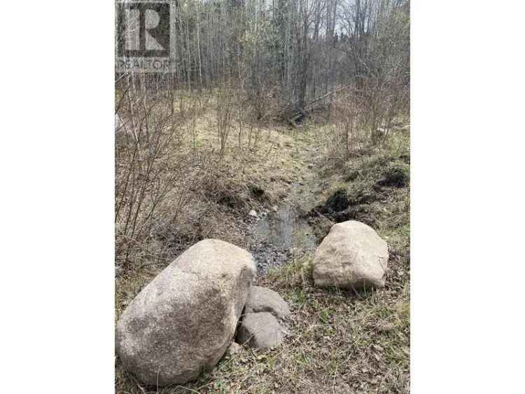 11.68-Acre Property with Seasonal Creek Near Rail Lake
