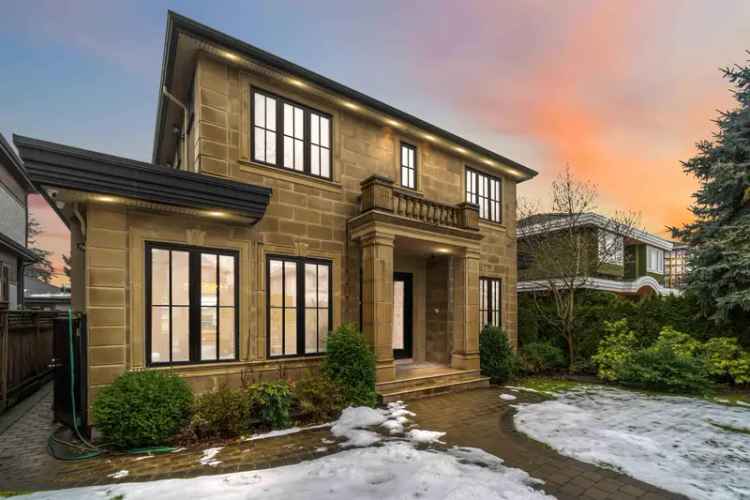 Luxury European Style Home for Sale in Vancouver West