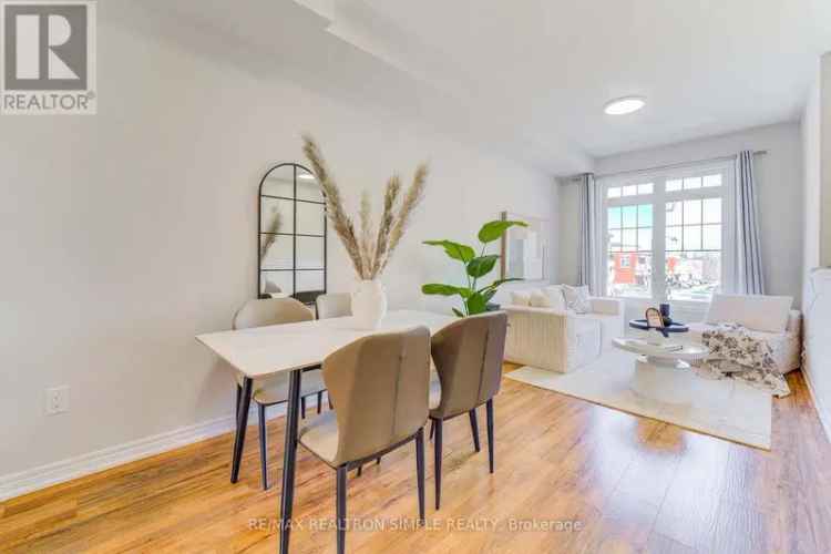 Markham 3-Story Freehold Townhouse 3 Beds 4Pcs Ensuite