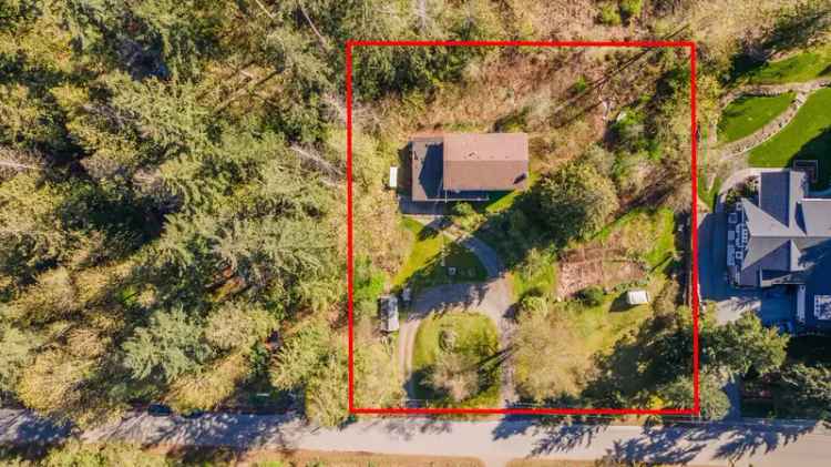 Langley 1 Acre Property: 5 Bed 2 Bath Home with Development Potential