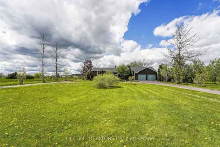 10+ Acre Property with Raised Bungalow and Massive Outbuilding