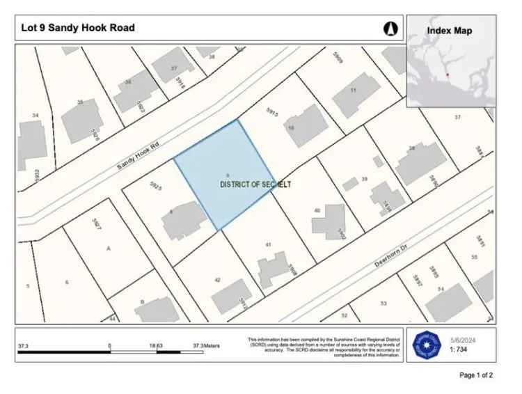 Sandy Hook View Lot Near Beach and Trails