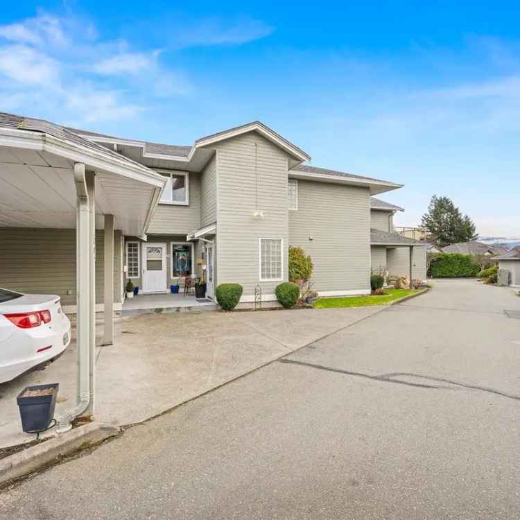 Townhouse for sale in Courtenay with modern upgrades and serene surroundings