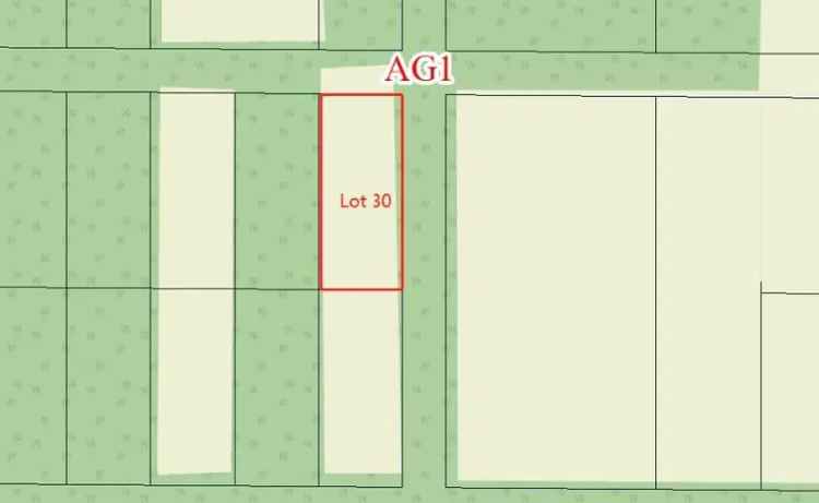 Richmond McLennan Hobby Farm Lot 0.87 Acres