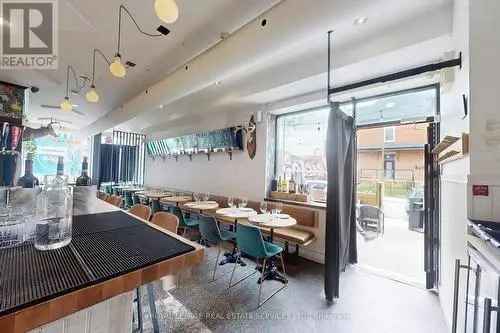 Restaurant For Sale in Junction Triangle Toronto