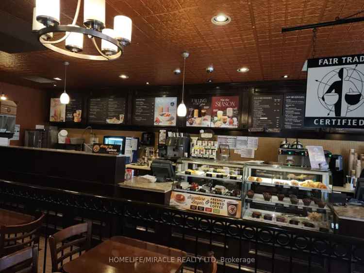 Thriving Coffee Franchise for Sale in Mount Forest