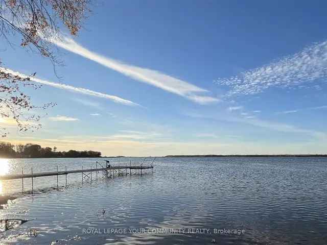 Direct Waterfront Duclos Point Lake Simcoe 3 Bedroom Bungalow