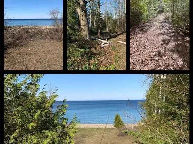 Georgian Bay Waterfront Building Lot Panoramic View