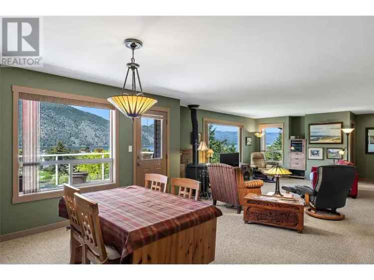 Lakefront Home with Panoramic Views and 3 Levels