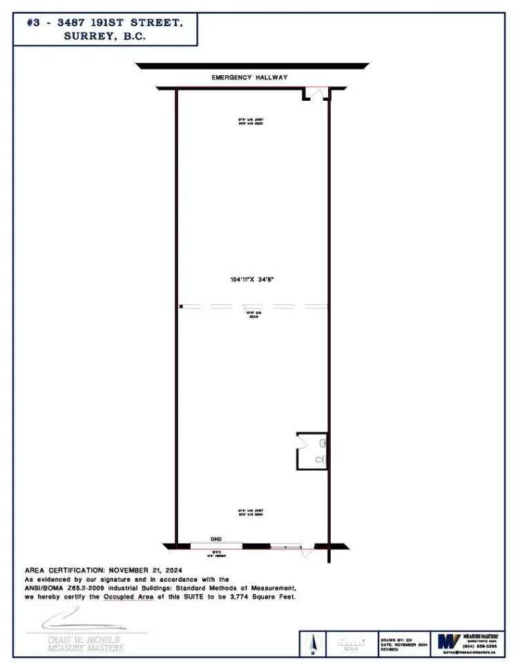 Industrial for lease