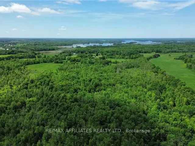 95-Acre Property in Rideau Lakes with Pond and Bushland