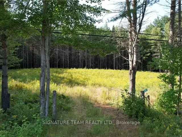 Land For Sale in Madawaska Valley, Ontario