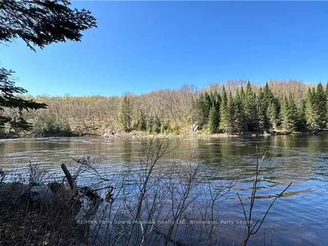 Riverside Haven on Magnetawan River 1.5 Acre Lot