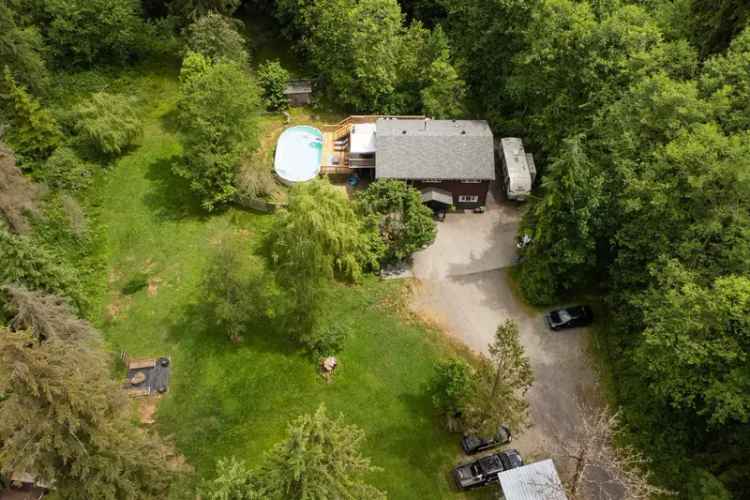 5 Acre Private Homestead w 4 Bed Home Shop RV Parking Maple Ridge