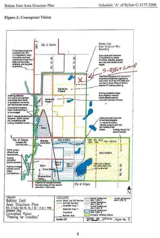 Land For Sale in Airdrie, Alberta