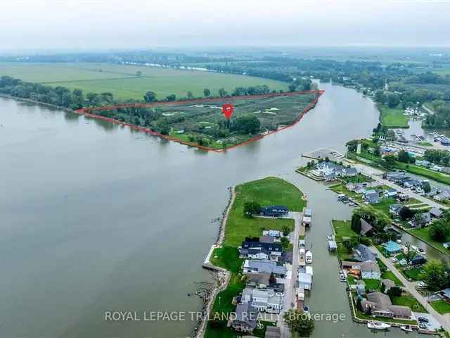 Lakefront Development 45 Acres Thames River Lake St Clair