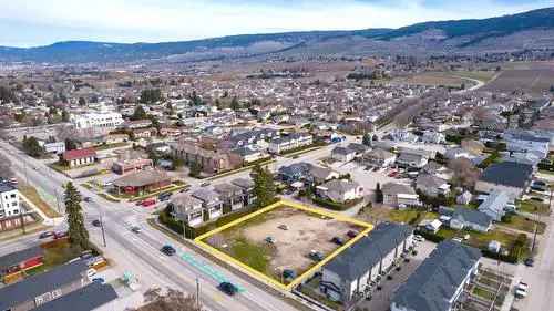 Kelowna Development Land: .53 Acre MF3 Zoned Lot