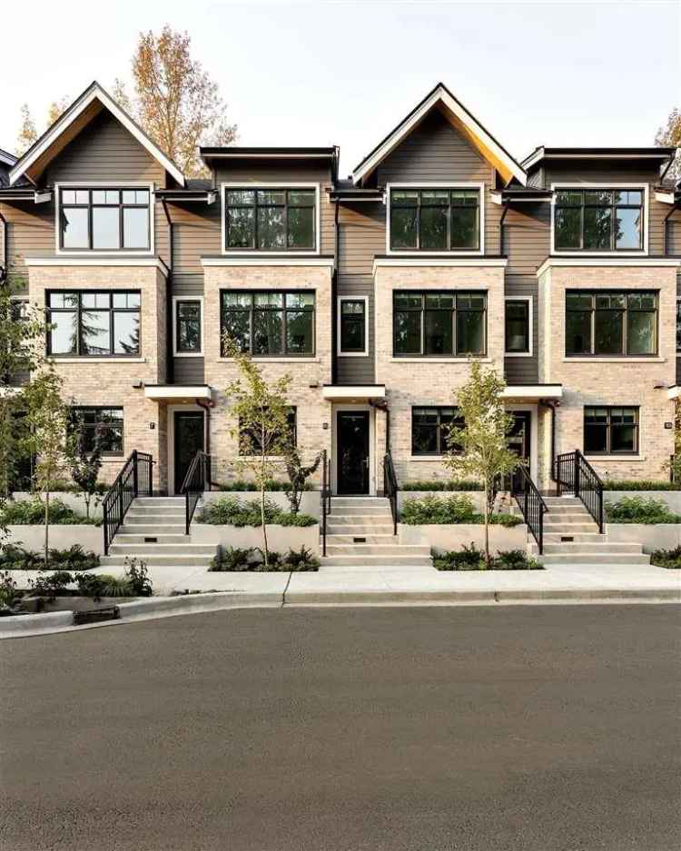 Luxury Riverfront Townhome for Sale in North Vancouver