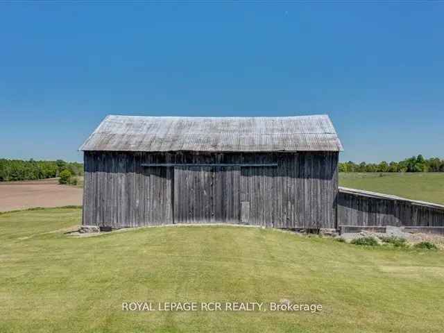 51 Acre Farm with 3 Bedroom Home and Bank Barn Near Highway 404