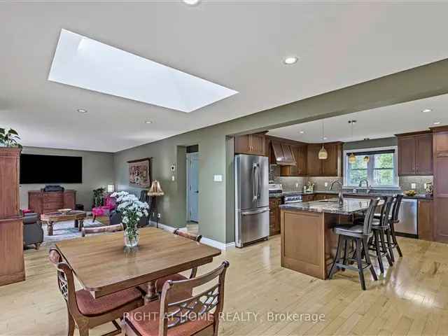 Lake Simcoe View Home  Open Concept 3 Beds 3 Baths Huge Deck