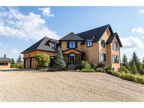 Luxury Estate Home for Sale near Red Deer and Sylvan Lake