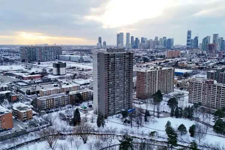 Updated 3-Bedroom Condo with Toronto Skyline Views