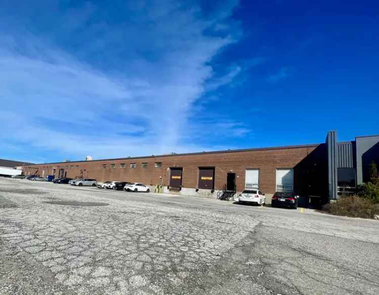 Lease Industrial Property in North York with Various Configurations and Shipping Access